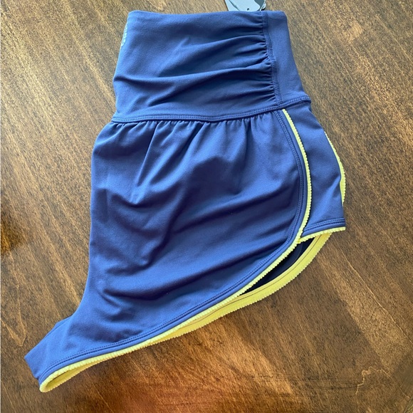 Free People Movement Navy High-Waisted Running Shorts - Picture 6 of 6